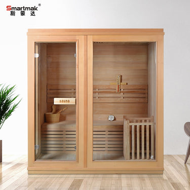 Traditional Finnish Sauna Room - Premium Home Recovery System